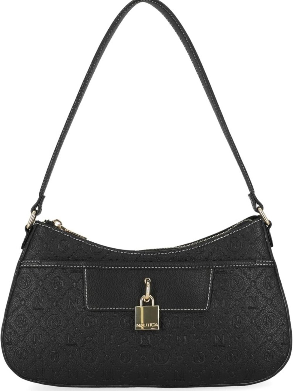 Vegan Leather Hobo Bag for Women, Large Shoulder Purse with Zipper Closure